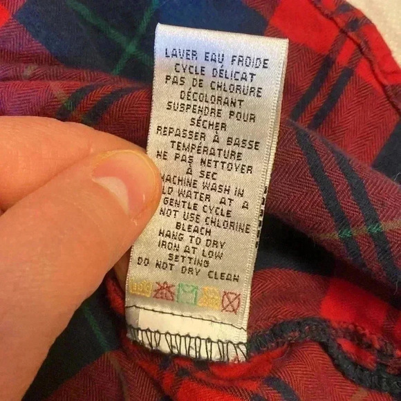 Plaid style 100% cotton shirt 👚 perfect for leggings for a spring &summer  time - Picture 12 of 13